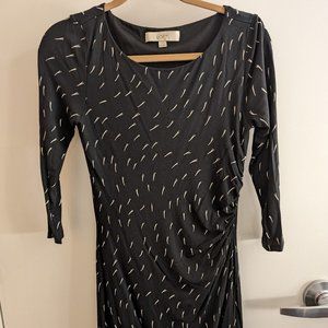 Soft Ann Taylor Loft long sleeved dress